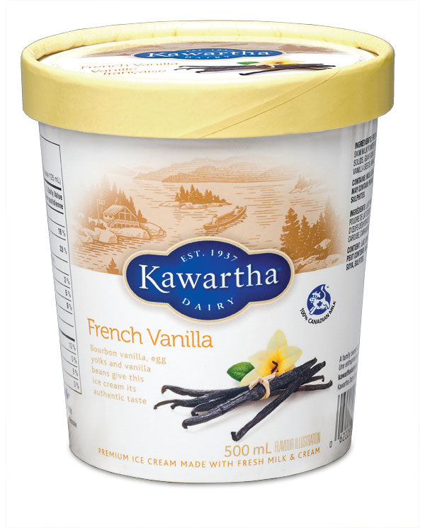 French Vanilla - Kawartha Dairy - 500 ml tub