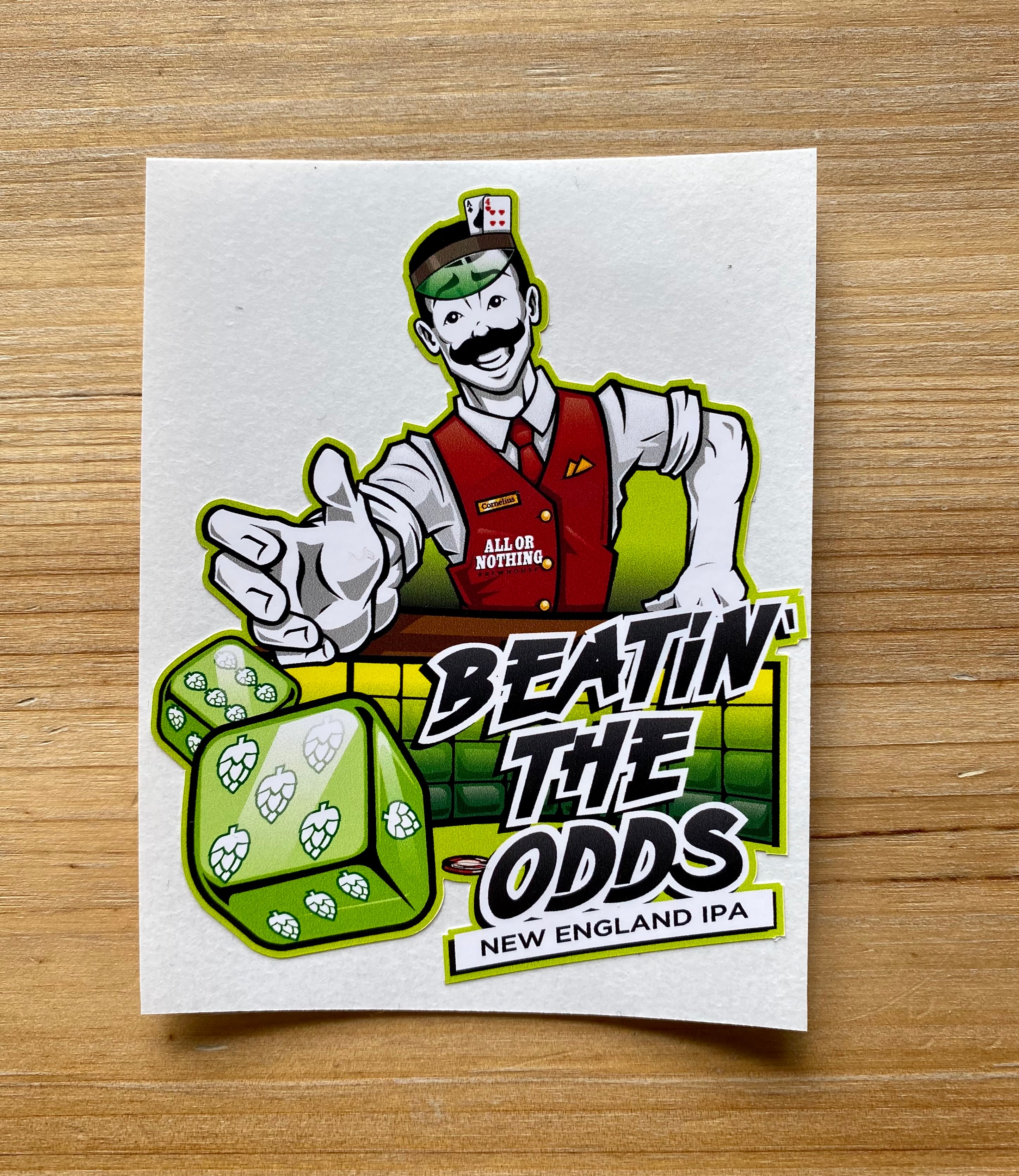 Beatin' The Odds Sticker