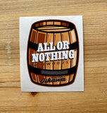 AON Barrel Sticker