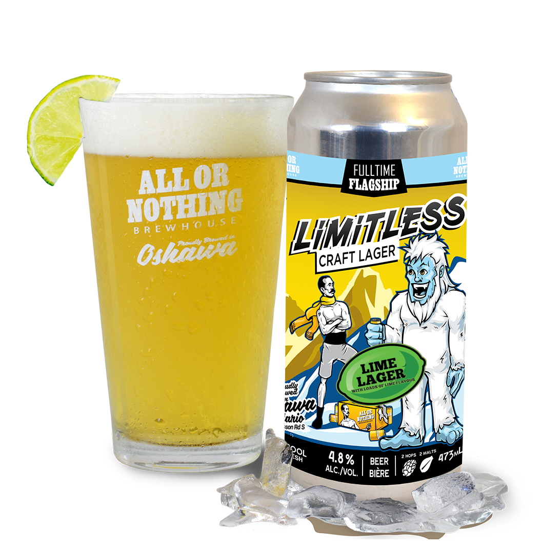 Limitless Craft Lager w/ Lime (473 ml Can)